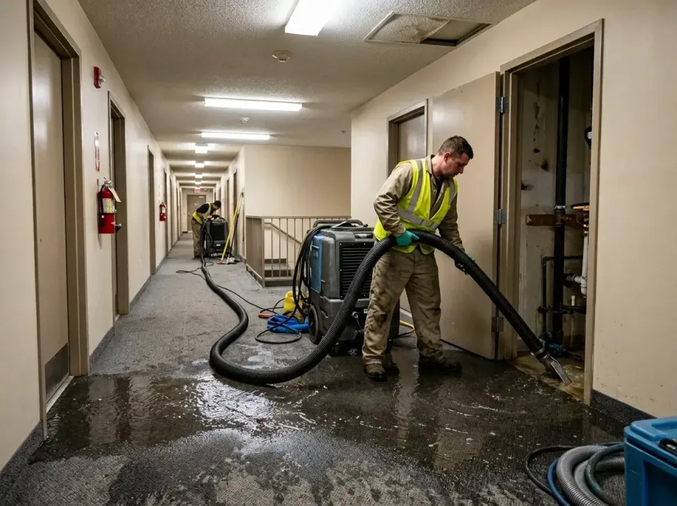 multi-unit-apartment-hallway-f-005 — frequently asked questions, Emergency Burst Pipe Water Extraction & Removal in Great Fa…